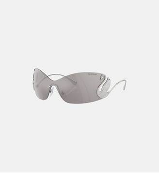 Lunettes de soleil Irrégulier SK7020 - Swarovski - Argent