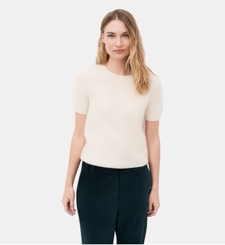 Pull mvalentine - Motif uni - Caroll - Écru