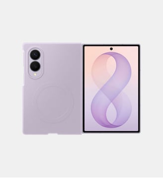 Pack coque silicone magnétique Lavande + protège écran Fold 8 - Samsung - Standard