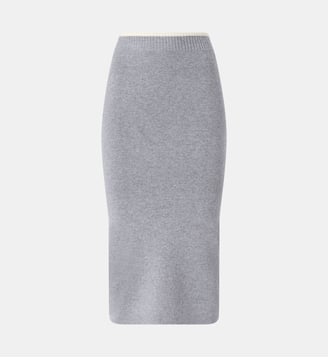Jupe fourreau en maille - Pinko - Gris gris monument