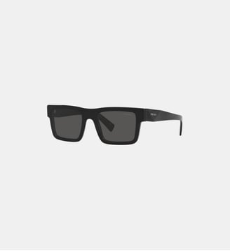 Lunettes de soleil Rectangulaire PR 19WS - Prada - Noir