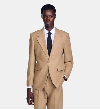 Veste de costume en laine Sandro