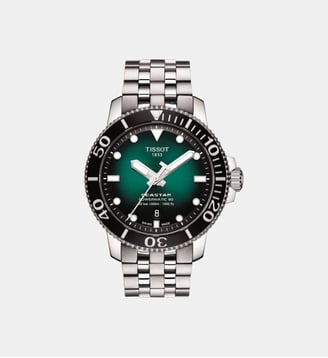 Montre automatique Seastar Vert T1204071109101 - Tissot - Argenté