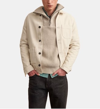 Veste coton GAVRE - Faguo - Écru