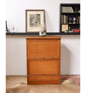 Secrétaire modulable Honoré N°230- Produit chiné - Debongout - Bois clair