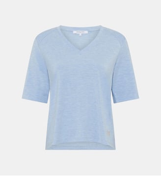 T-shirt V fluide - MALVINE - Gerard Darel - Bleu ciel