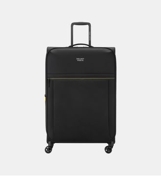 Valise souple extensible Brochant 4R 77,5 cm - Delsey Paris - Noir