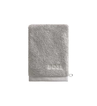 Gant de toilette  en coton - Boss Home - Silver