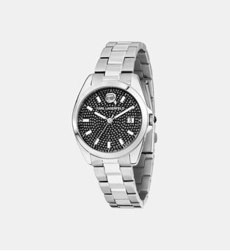 Montre Round Essentials Noir R0553101515 - Karl Lagerfeld - Argenté