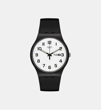 Montre New gent Blanc SO29B703 - Swatch - Noir