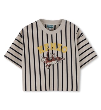 Tee-shirt manches courtes - Kenzo Kids - Pale trench