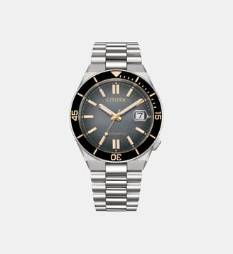 Montre automatique Tsuyosa Noir NJ0238-57E - Citizen - Argenté