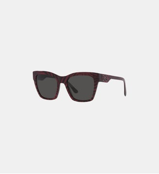 Lunettes de soleil Carré DG4384 - Dolce & Gabbana - Bordeaux