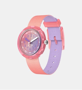 Montre Sigg Rose, Violet FPNP188 - Flik Flak - Rose