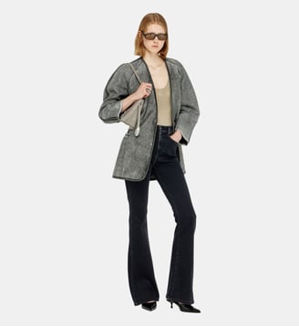 Veste cardigan avec manches cocon - Diesel - Gris
