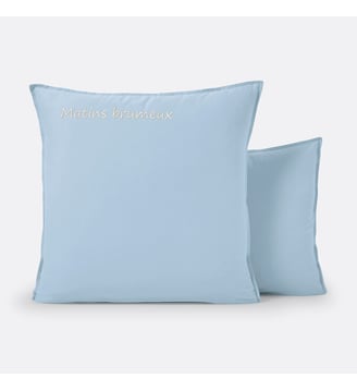 Taie d'oreiller enfant personnalisée - La Redoute Interieurs - Bleu pastel