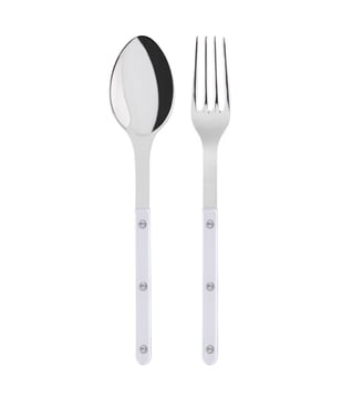 Couverts de service, - Sabre - Blanc