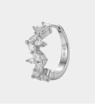 Boucle d'oreille créole Tigresse or - Nebuleuse Bijoux - Argent