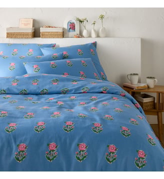Housse de couette coton lin lavé La Redoute Interieurs