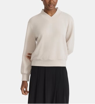 sweat Lolisa sarrasin - Agnès b. - Beige sarrasin
