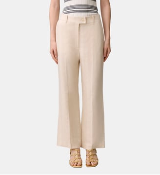 Pantalon fluide lin - Claudie Pierlot - Sable