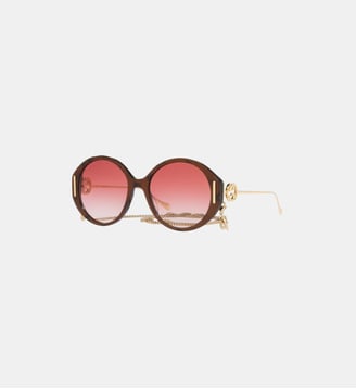 Lunettes de soleil Rond GG1202S - Gucci - Marron
