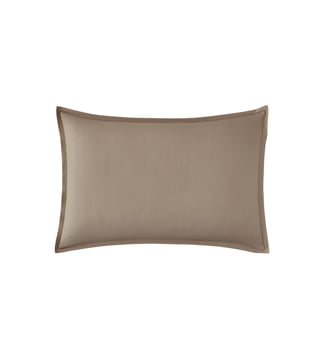 Taie d'oreiller unie en percale de coton, PREMIÈRE Essix