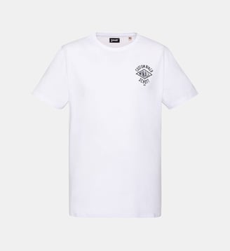 T-shirt imprimé Custom Biker - Schott - Blanc