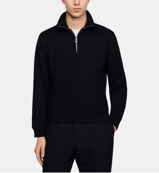 Sweatshirt en coton - Sandro - Noir
