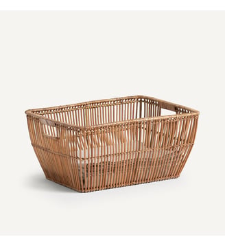 Panier à linge rotin L50xH24cm Sentaku AM.PM