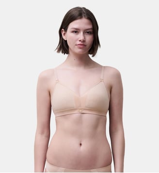 Soutien-gorge spacer sans armature spacer maintien en dentelle - Chantelle - Beige doré