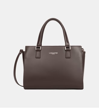 Sac cabas Constance cuir - Lancaster - Marron