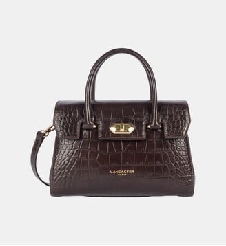 Sac à main signature - Lancaster - Marron foncé