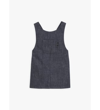 robe Salopette en denim bleu foncé - Agnès b. - Bleu denim