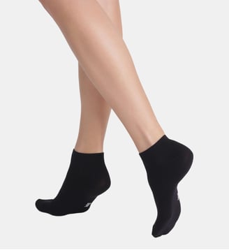 Lot de 2 Paires de Socquettes Courtes Skin - Dim - Noir
