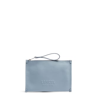 Pochette Jour en cuir - Lancel - Bleu