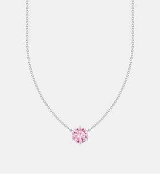 Chaîne avec pendentif à zircone rose - Thomas Sabo - Argent