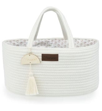 Panier de toilette - Yunioo - Écru