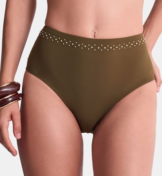 Bas de maillot de bain taille haute Aubade