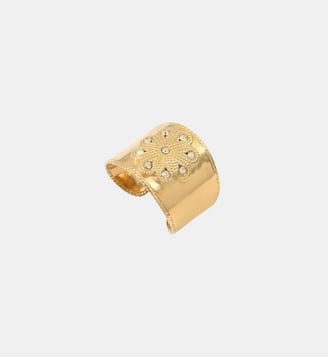 Bague ajustable   - Farah - Satellite - Doré
