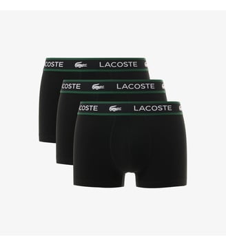 Lot de 3 boxers courts griffés jersey stretch Lacoste