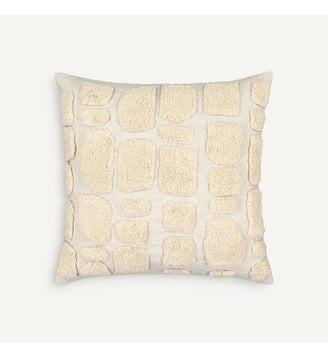 Housse de coussin en lin et coton AM.PM