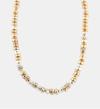 Collier à perles fantaisie dorées et argentées - Balaboosté - Doré