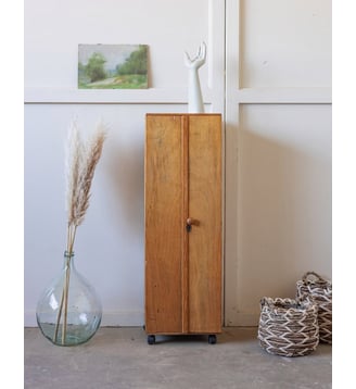 Armoire de bureau Blandine N°509- Produit chiné - Debongout - Bois clair