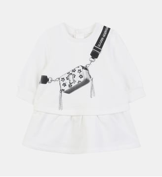 Robe en polaire de coton Marc Jacobs Kids