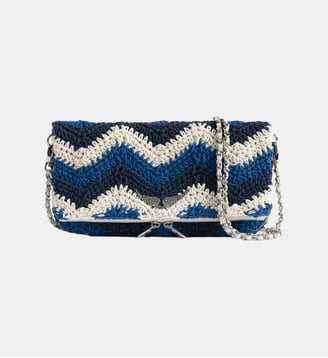 Pochette Rock Macramé - Zadig&Voltaire - Bleu tandem