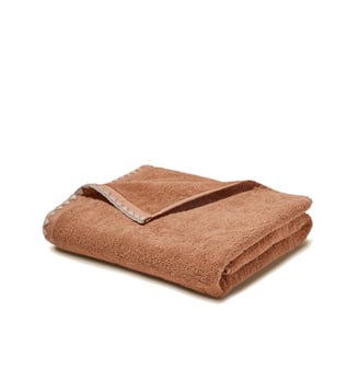 Serviette De Toilette  Éponge unie et point feston triangulaire Madura