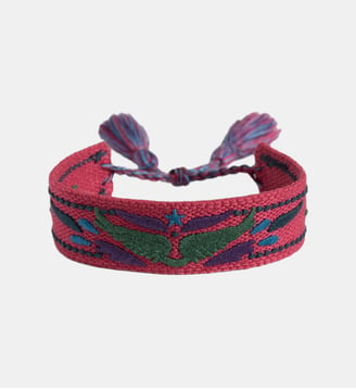 Bracelet Tissé Zadig Wings - Zadig&Voltaire - Rose podium