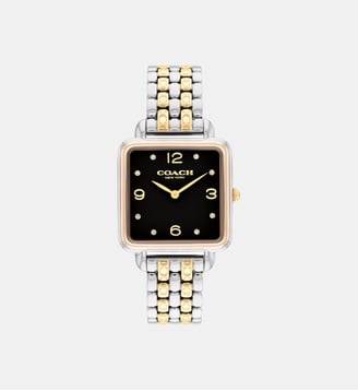 Montre Cass Noir 14504496 - Coach - Argenté