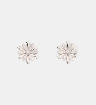 Boucles d'oreilles Flower Poiray - Poiray - Or blanc